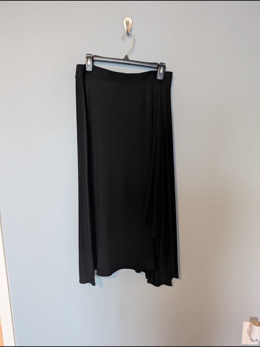 Chico's Black Asymmetric High-Low Skirt